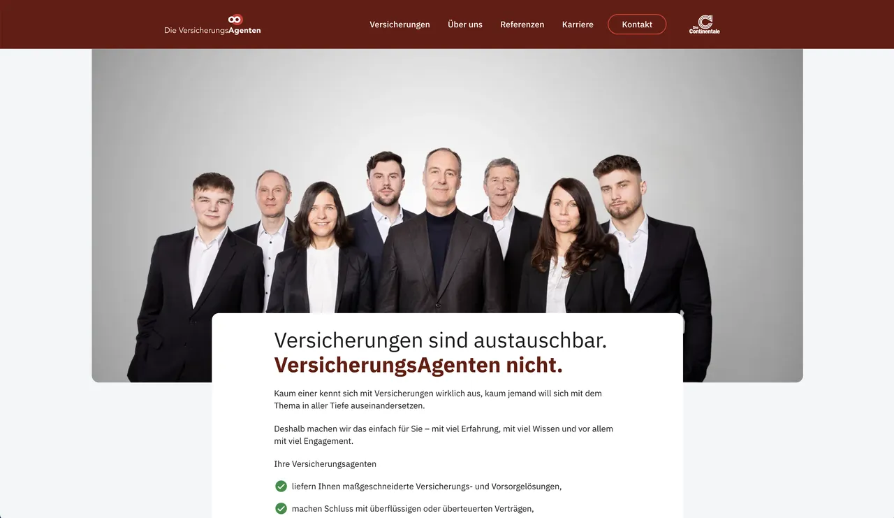Startseite von VersicherungsAgenten Berlin